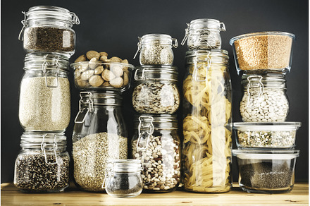 Assortment of grain products and, a Food & Drink Photo by Enjoy Photo