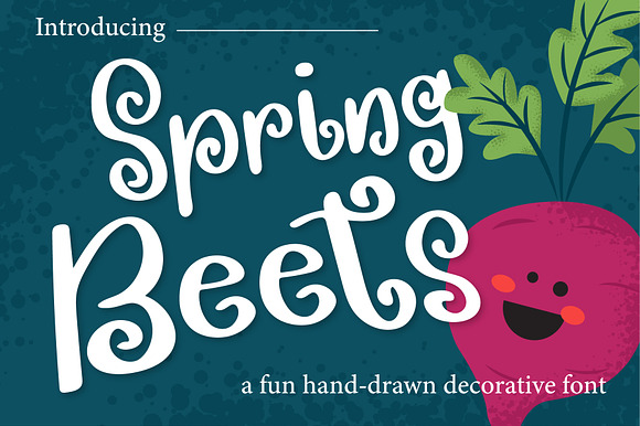Spring Beets Font preview 8