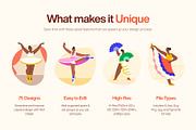 Adorable Dance Vector Illustration, a Person Illustration by Brickclay (Thumbnail 2 of 9)