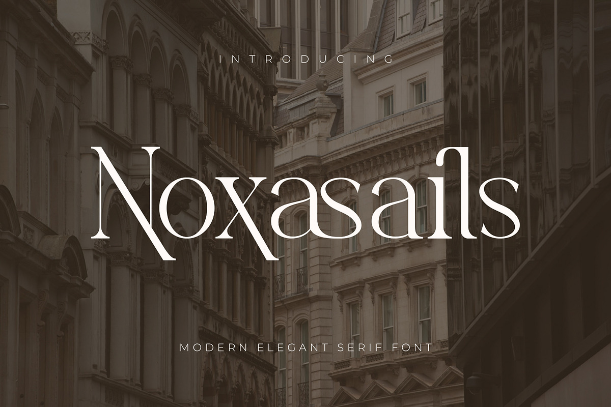 Noxasails, a Serif Font by Rishsketch (Photo 1 of 12)