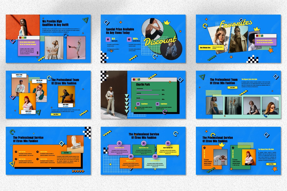 Etros - 90s Style Googleslide, a Presentation Template by Dhabee (Photo 6 of 7)