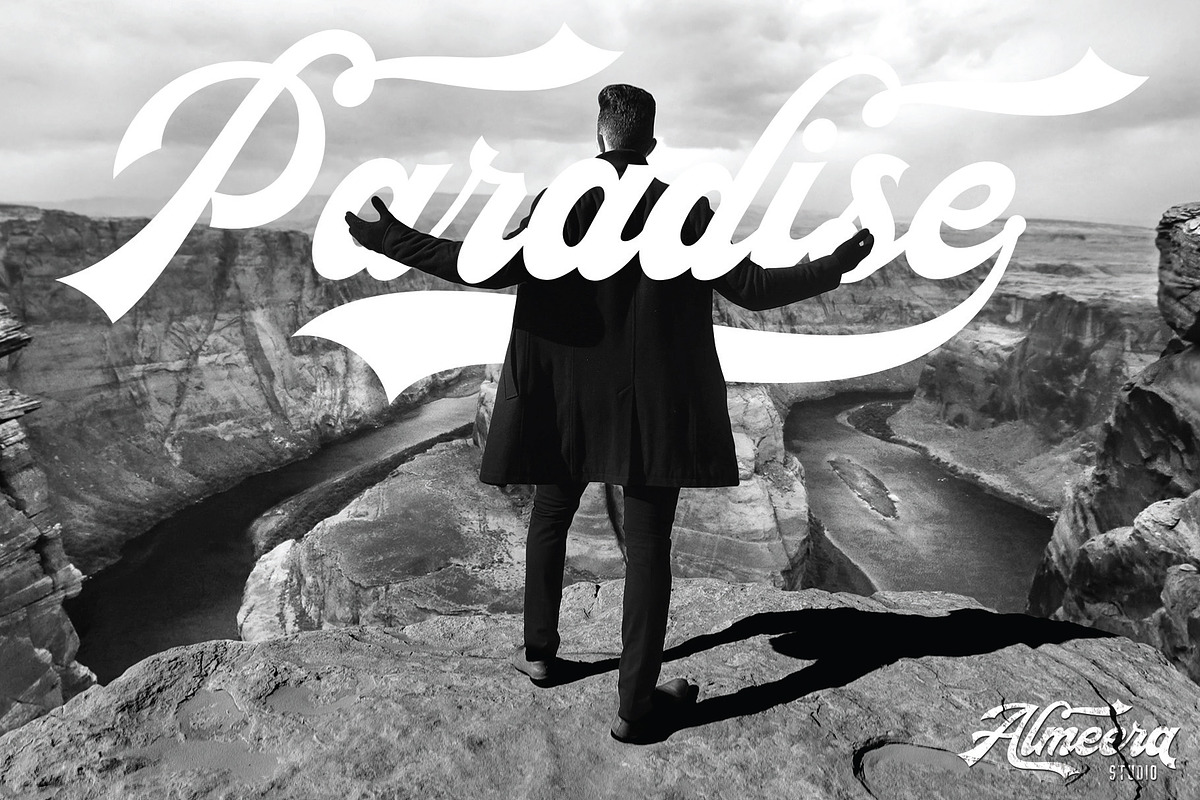 The Rollingstar - Stylish Bold Scrip, a Script Font by Almeera Std (Photo 9 of 11)