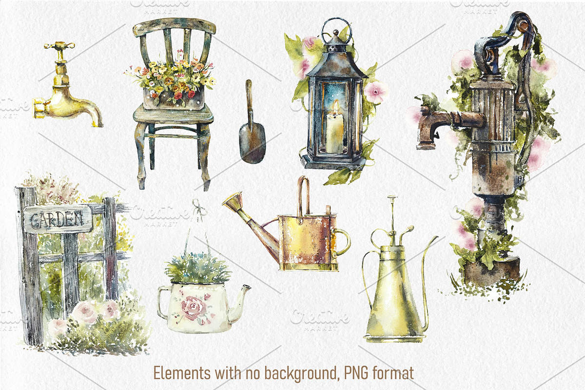 Vintage Garden Collection, an Illustration by Budogoshch (Photo 2 of 9)