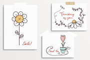 Doodle flowers & Floral frames set, a Graphic by InkySplash (Thumbnail 6 of 6)