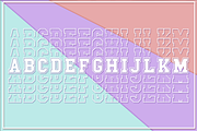 Go Sports Stacked Mirror Font, a Font by Anastasia Feya (Thumbnail 3 of 11)