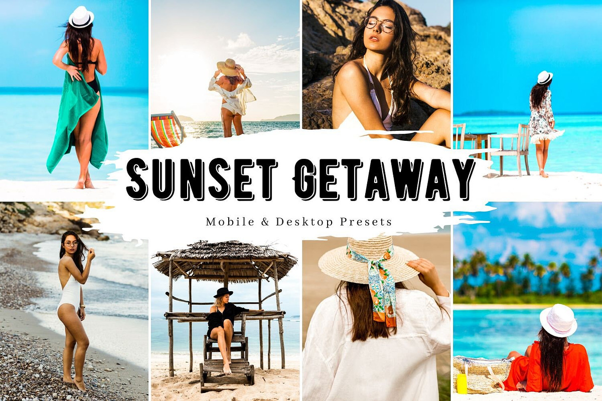 10 Sunset Getaway Lightroom Presets, a Preset Add-On by LucaTheme (Photo 1 of 9)