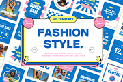120 Fashion Modern Instagram Pack, a Social Media Template by Branding Victory STD (Thumbnail 1 of 9)