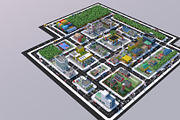 Low Poly City Town Pack, an Architecture 3D Model by multimedia4ds (Thumbnail 40 of 41)