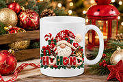 Christmas Gnome Faux Yarn Design, a Seasonal Illustration by Vachira Digital Studio (Thumbnail 9 of 10)