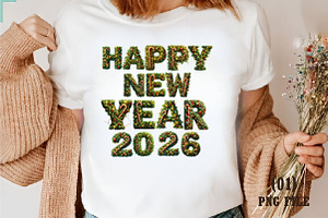 Christmas Happy New Year PNG, an Illustration by DreamArtGraphic