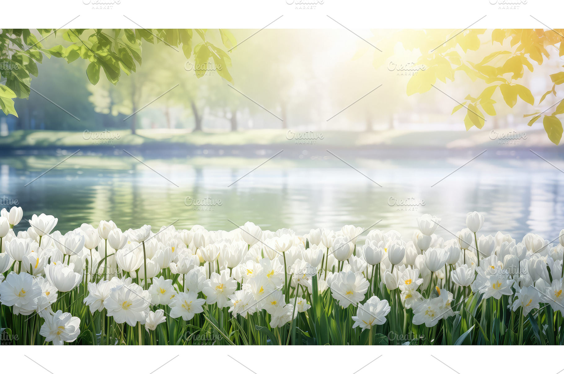 relax white bright border tranquil, a Nature Photo by pikepicture