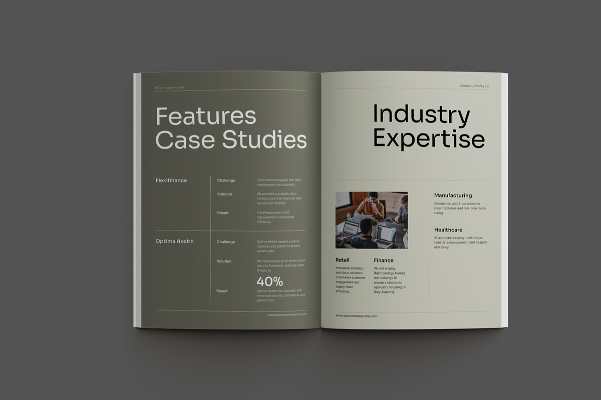 Modern Company Profile preview 6