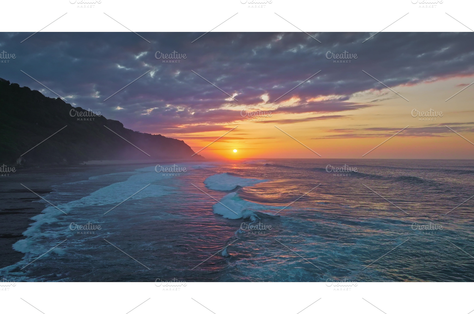 Stunning Aerial View of Bali Island, a Nature Photo by Goinyk