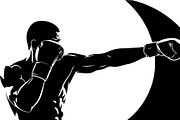 Boxing Fighter Silhouette Bundle, an Illustration by Designs_River (Thumbnail 28 of 31)