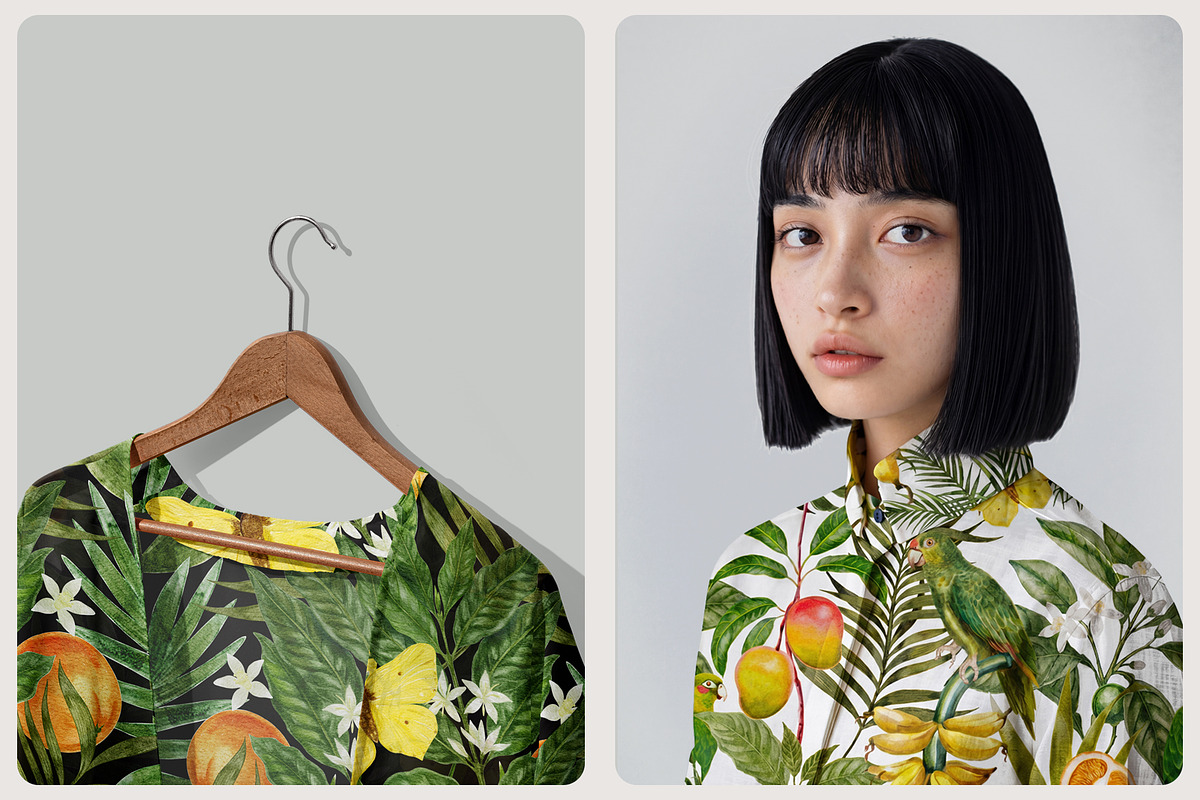 Botanical Watercolor Collection, a Pattern Graphic by mila_leev (Photo 12 of 13)