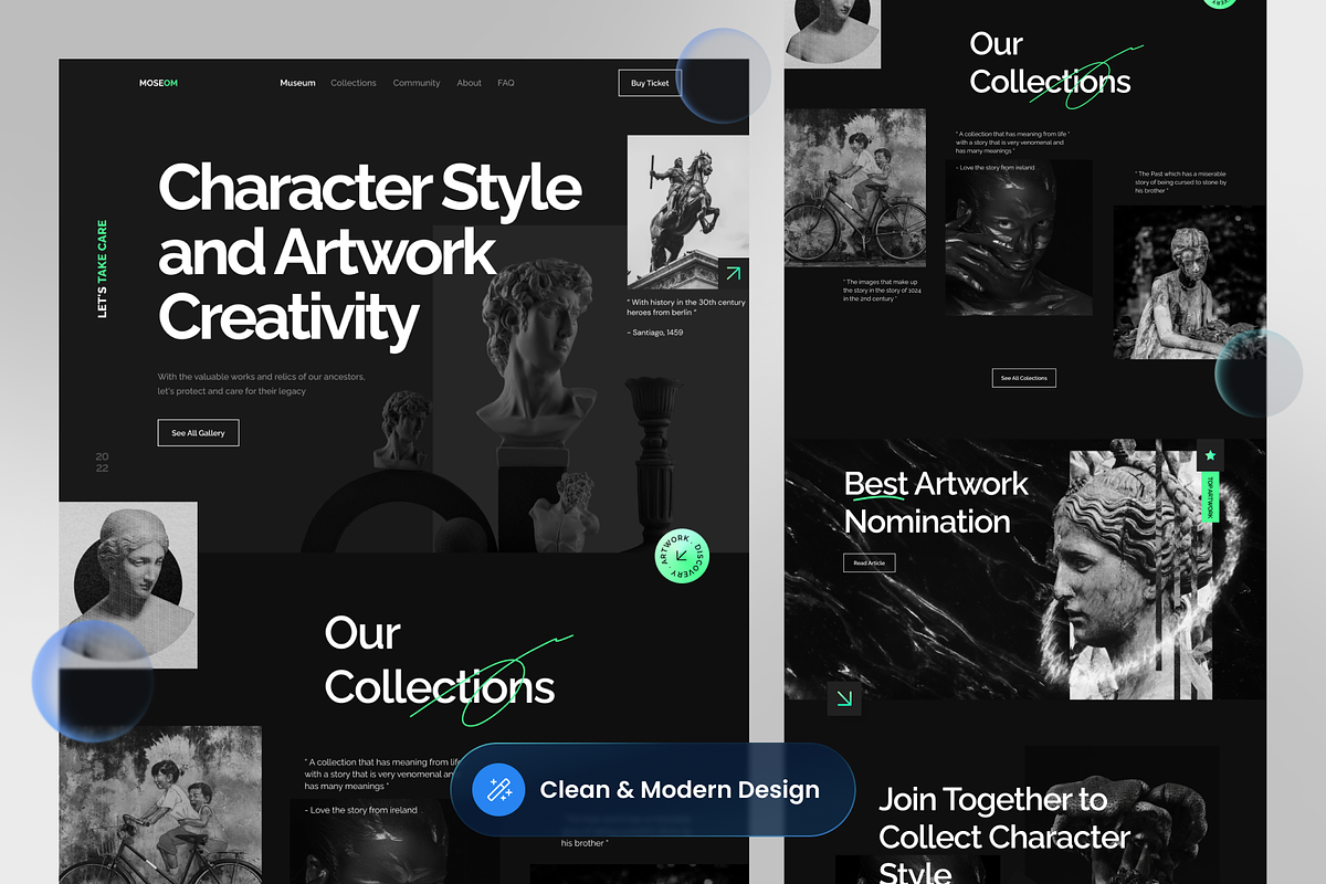 Artworks - Artworks Landing Page, a Landing Page Template by SLAB! Design (Photo 2 of 5)