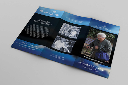 Trifold Funeral  Template-V314, a Brochure Template by Template Shop