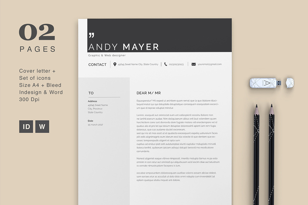 Resume Andy, a Resume Template by Astut (Photo 3 of 3)