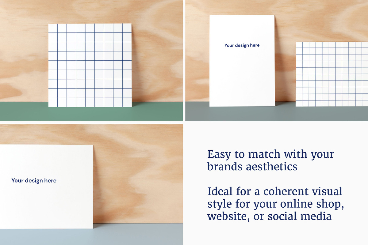 Card Wooden Background Mockup Bundle, a Product Mockup by Studio MVDM (Photo 5 of 8)