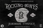 Rocking Bones Typeface, a Serif Font by Swistblnk Std. (Thumbnail 1 of 5)