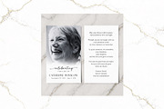 Funeral Bundle B&W Canva FR006, a Stationery Template by TyphoonStudio (Thumbnail 5 of 12)