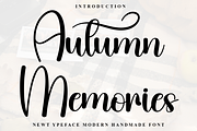 Autumn Memories, a Handwritten Font by InermediaSTUDIO (Thumbnail 1 of 8)