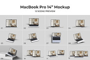 MacBook Pro Mockup Kit, a Mac Mockup by graphicpages (Thumbnail 2 of 5)