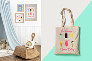 Summer Sweets Clipart & Patterns, a Food Illustration by The Audacious Brush (Thumbnail 9 of 11)