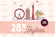 Huge collection of cities skylines, a Work Illustration by TheMountBirdStudio (Thumbnail 1 of 15)