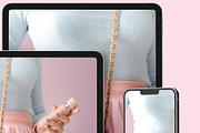 Macbook Pro iPad iPhone 13 Mockups, a Mac Mockup by Illusiongraphic (Thumbnail 31 of 34)