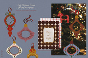 Curly Christmas - Printable Frames, an Object Graphic by lokko studio (Thumbnail 5 of 8)