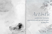 Artistic Watercolor Textures, a Background Graphic by Chus Moreno Studio (Thumbnail 5 of 7)