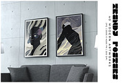 Trendy Modern Art Posters, a Decorative Illustration by Digital Art Creations (Thumbnail 5 of 10)