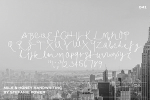 Milk & Honey Handwritten Font