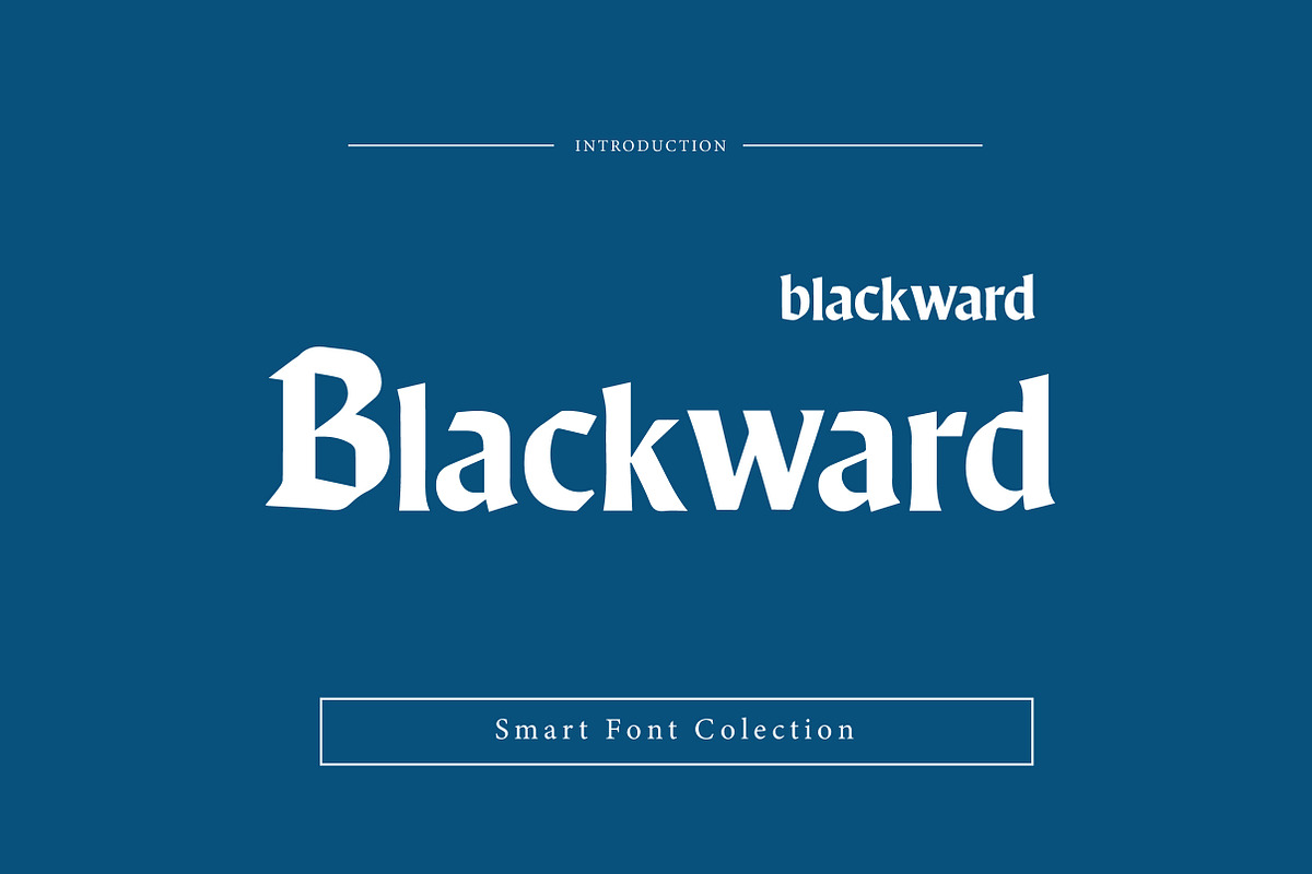 BLACKWARD, a Serif Font by Wow Magic (Photo 1 of 3)