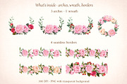 Blush Garden Peony Watercolor Set, a Seasonal Illustration by Where summer is (Thumbnail 10 of 12)