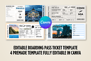 Mexico Canva Boarding Pass Template, a Card Template by Snapybiz (Thumbnail 5 of 8)
