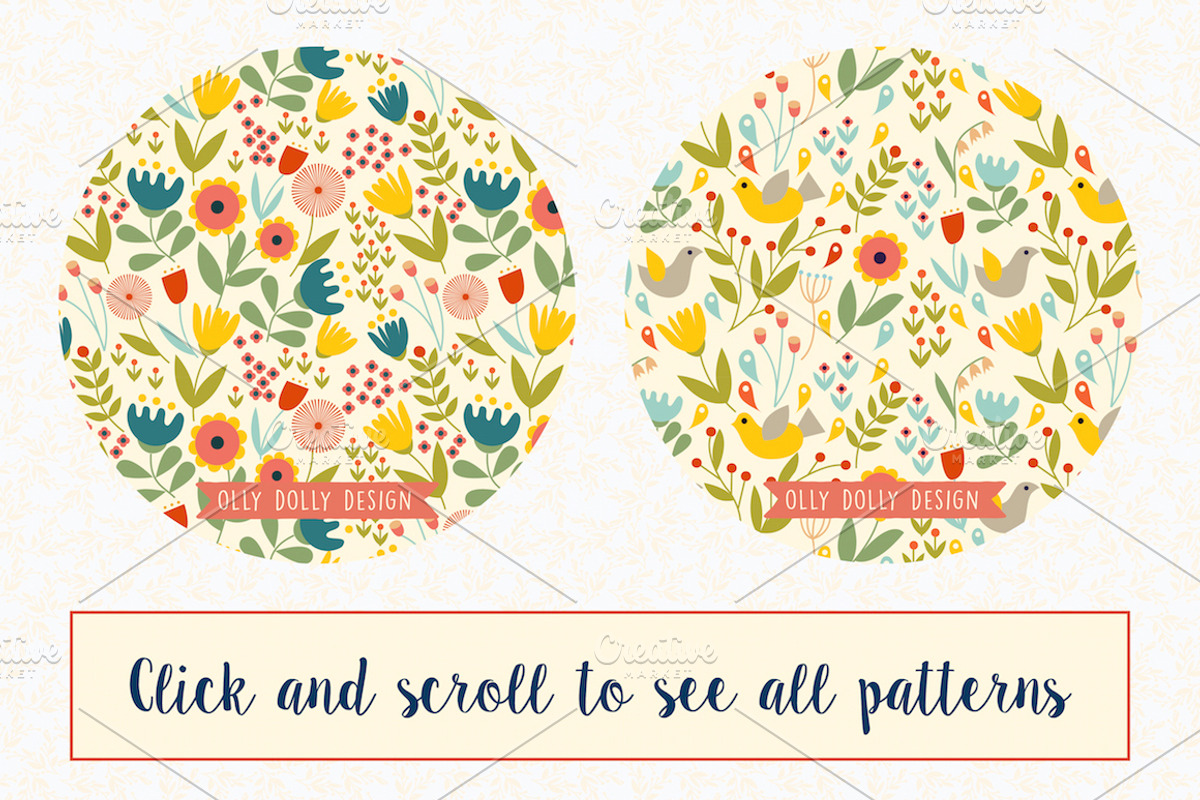 Seamless Patterns Collection, a Pattern Graphic by Bang Bang Bureau (Photo 2 of 6)