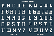 Oud Range - Variable Sport Font, a Slab Serif Font by RagamKata (Thumbnail 9 of 10)
