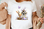 Spring Bird house Bundle Clipart, an Illustration by CreationArt (Thumbnail 4 of 7)