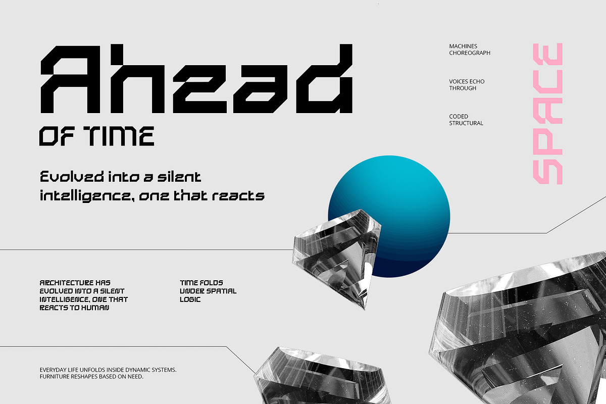 CS Whiplash – Techno Font, a Sans Serif Font by Craft Supply Co. (Photo 2 of 8)