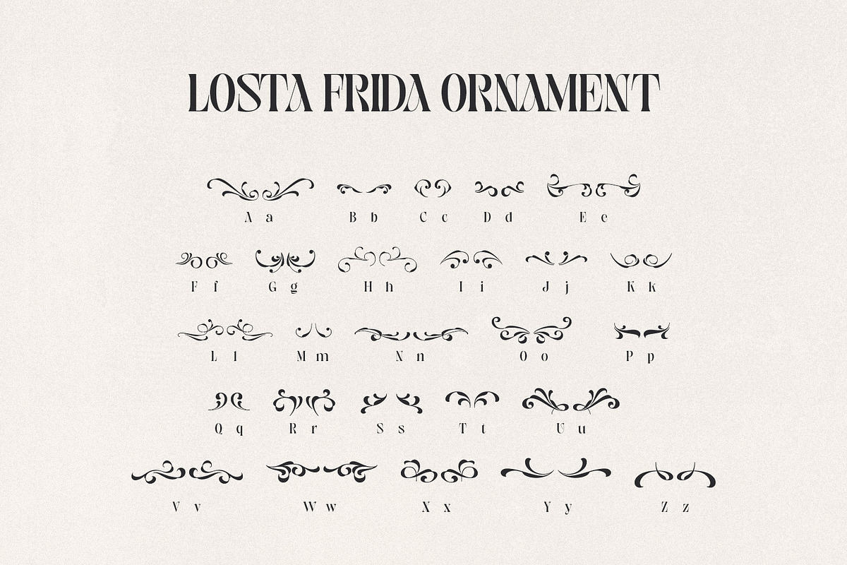 Losta Frida - Decorative family, a Sans Serif Font by creativemedialab (Photo 19 of 20)