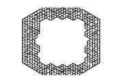Polygon Frame & Label Bundle, an Illustration by Creativeshirt (Thumbnail 42 of 51)