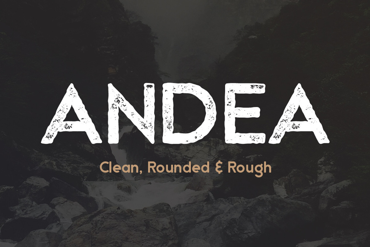 Andea - Geometric Sans Serif Font