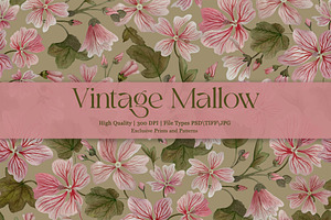 Vintage Mallow Prints & Patterns