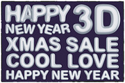New Year 3D PNG Items Pack, an Object Graphic by pixaroma (Thumbnail 13 of 22)