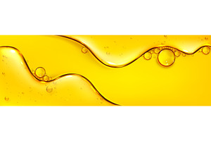 Cosmetic oil texture with air, an Object Illustration by art PVP - market