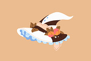 Witch, wizard hats set + patterns, an Object Illustration by PaperTrident (Thumbnail 12 of 20)