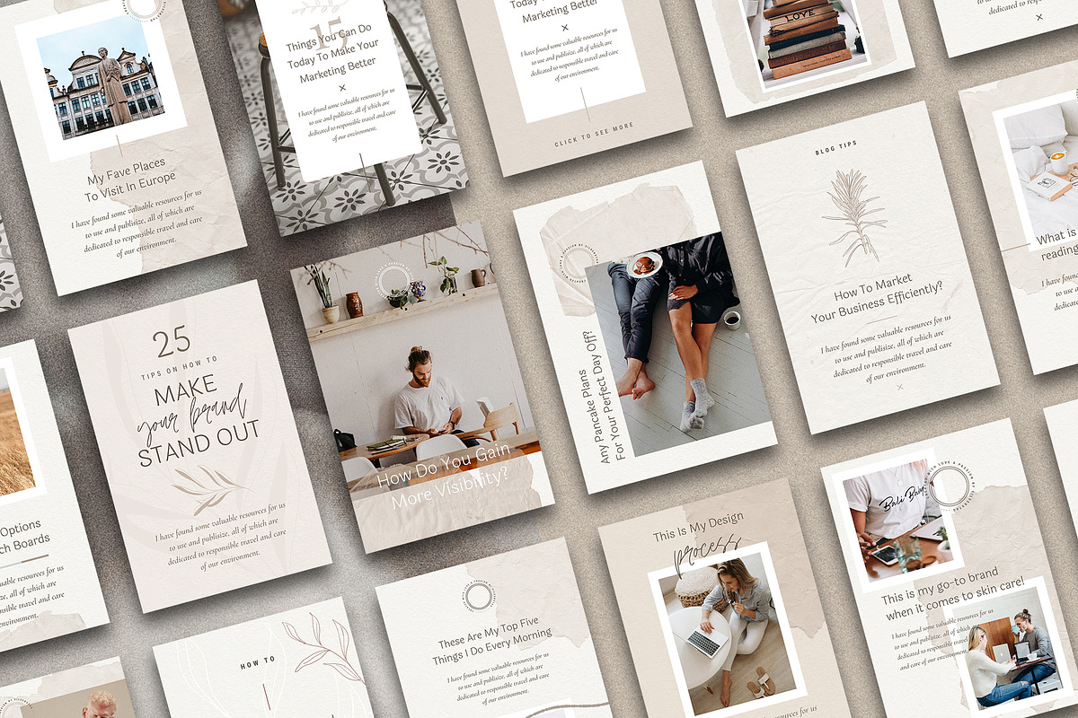 Canva Instagram Posts & Stories Pack, a Social Media Template by SilverStag Type Foundry (Photo 44 of 48)