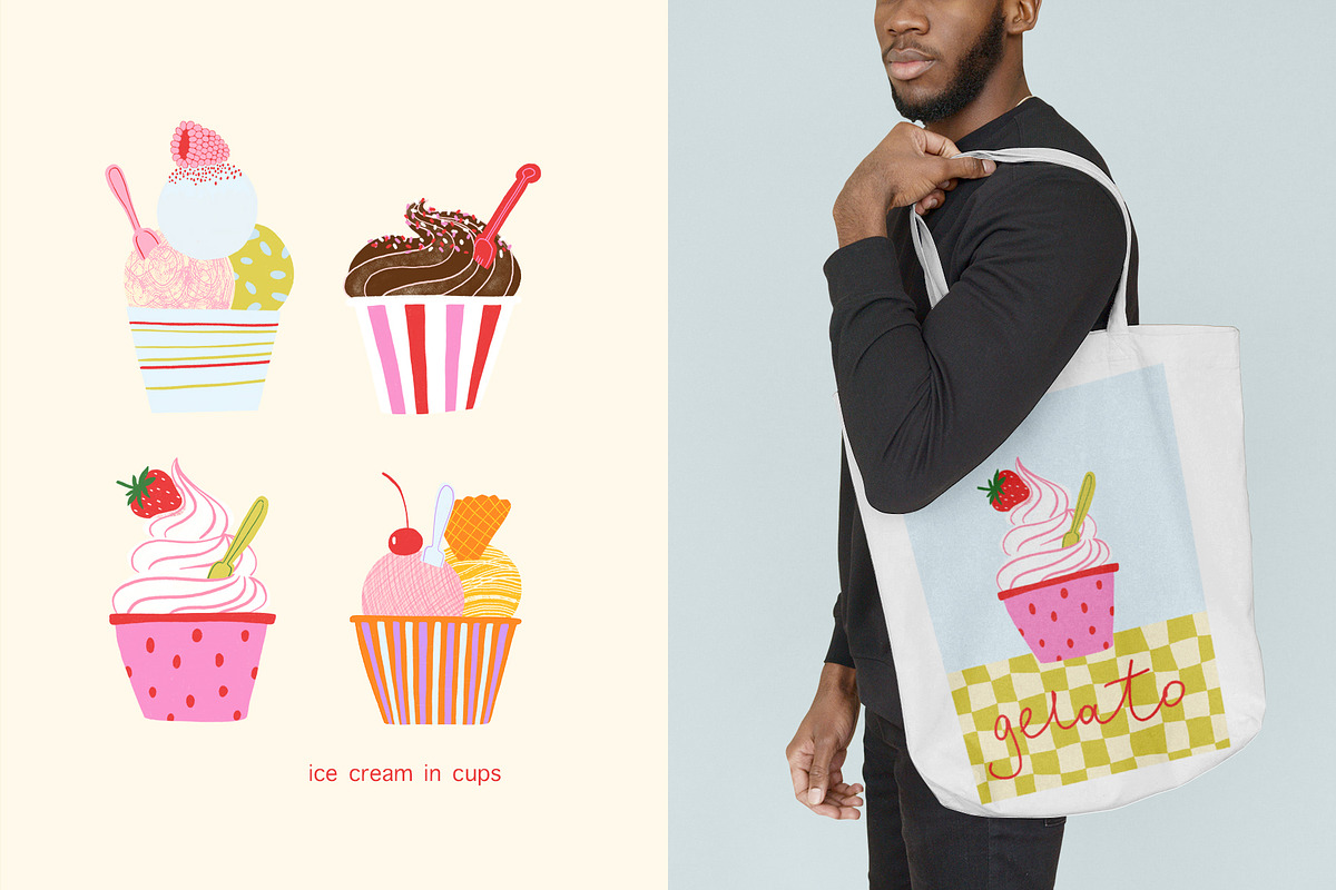 Best Ice Cream in Town, a Food Illustration by Annakniaz (Photo 4 of 13)